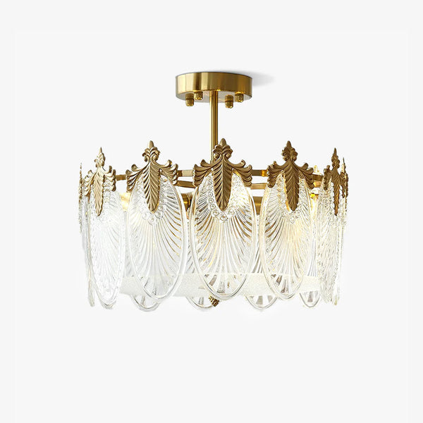 Decoratieve Glazen Ronde Kroonluchter Voor In De Woonkamer of Eetkamer - hanglampen