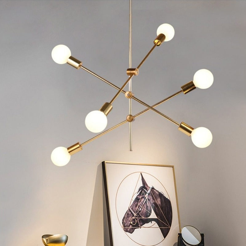 Moderne Plafondlamp van Aluminium - plafondlamp - sfeerbeeld
