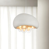 Moderne Hanglamp in Wit, Zwart en Grijs