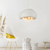Moderne Hanglamp in Wit, Zwart en Grijs
