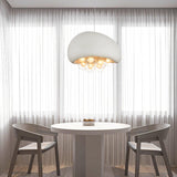 Moderne Hanglamp in Wit, Zwart en Grijs