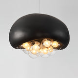 Moderne Hanglamp in Wit, Zwart en Grijs