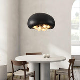 Moderne Hanglamp in Wit, Zwart en Grijs