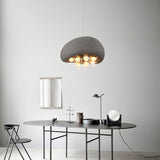 Moderne Hanglamp in Wit, Zwart en Grijs