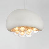 Moderne Hanglamp in Wit, Zwart en Grijs