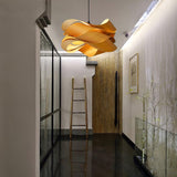 Houten Moderne Hanglamp Voor In De Eetkamer