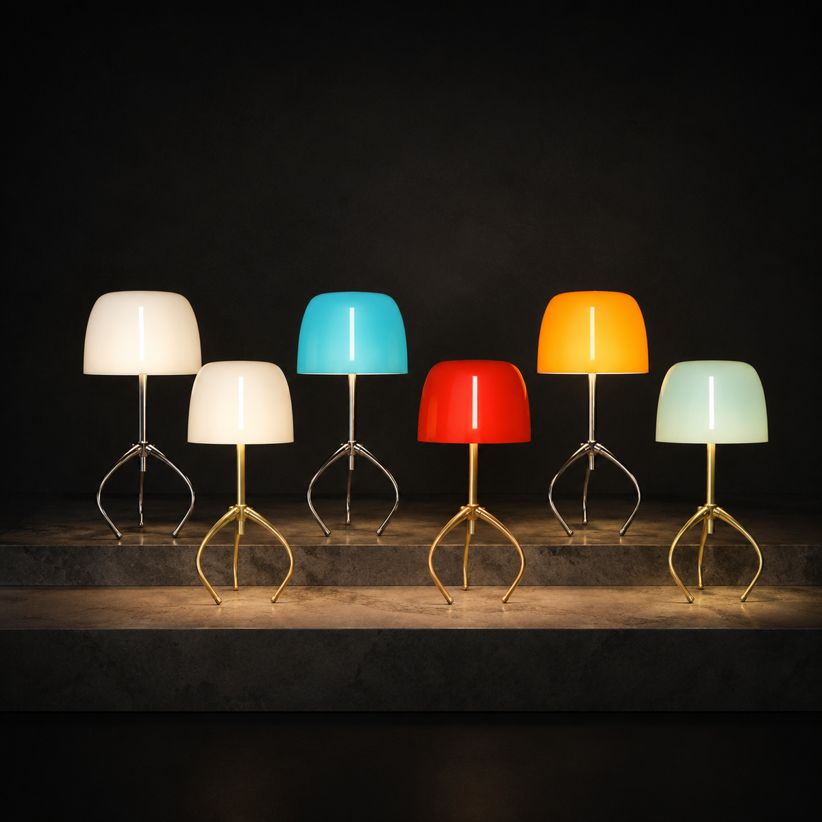 LumiereGlow Bauhaus Driepoot Bureaulamp - tafellampen - sfeerbeeld