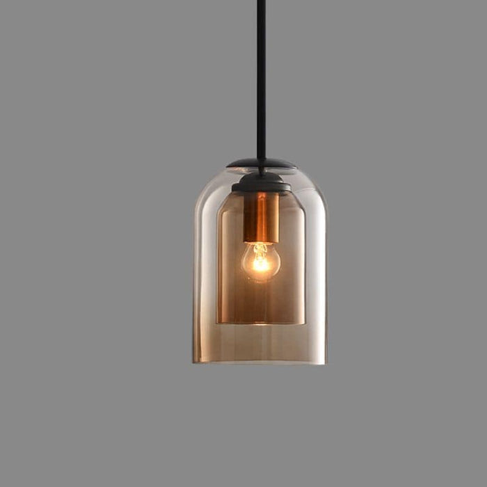 Mica Mid-Century Hanglampen Met Dubbel Glas - hanglampen - sfeerbeeld