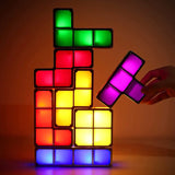 PixelGlow DIY Retro Game Lamp – Unieke Nachtlamp met Tetris Design