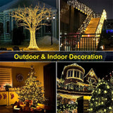 GLOWLINE – 10M-100M Waterdichte LED Lichtslinger met 8 Modi