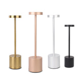 LumiÉlan – Klassieke Oplaadbare Tafellamp met Touch, Traploze Dimming en 3 Lichtkleuren