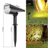 SOLARFORCE 7LED Verstelbare Solar Spotlight
