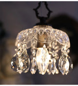 Franse Retro Glazen Hanglamp