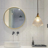 Scandinavische En Retro Kristallen Glazen Hanglamp