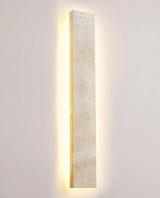 StoneGlow Recta – Moderne Wandlamp van Natuursteen