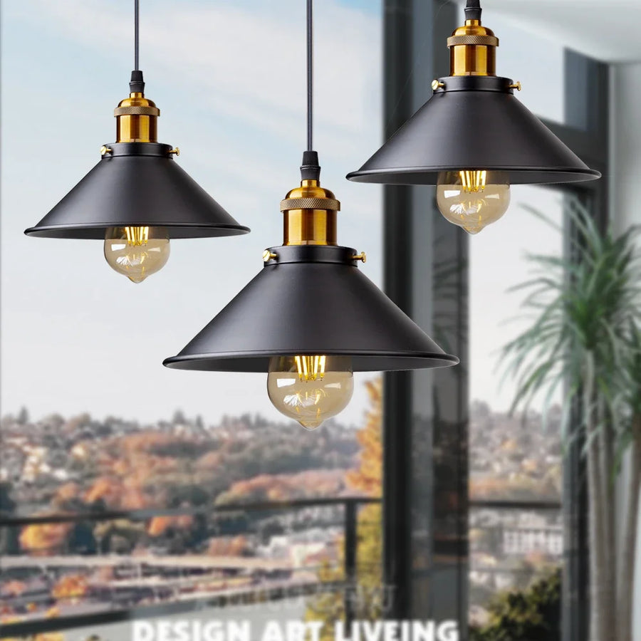 IronGlow Vintage LED Hanglamp – Retro Industriële Verlichting voor Keuken & Woonruimte
