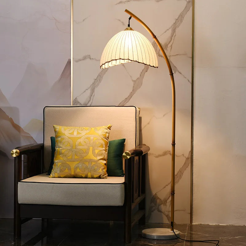ZenGlow Wabi-Sabi LED Vloerlamp – Scandinavisch Minimalisme & Japans Design voor een Rustgevende Sfeer - vloerlampen
