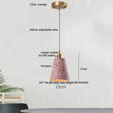 TerraLume LED Hanglamp – Moderne Terrazzo & Koper Designlamp