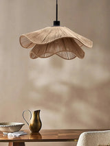WabiRope Aura: Scandinavische Wabi Sabi Hennep Touw Hanglamp