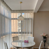 AuroraLuxe LED Hanglamp – Koper & Glas Design voor Moderne Interieurs