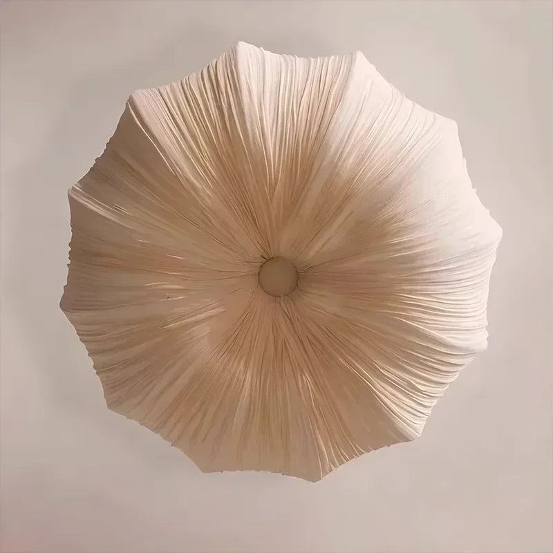 KumoWabi Japanse Wabi-Sabi Stoffen Hanglamp - plafondlamp - sfeerbeeld