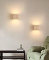 Luxe Marmeren Wandlamp – Stijlvolle LED Verlichting