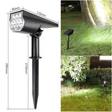 SOLARFORCE 7LED Verstelbare Solar Spotlight