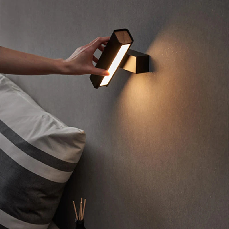 Nordic FlexGlow – Minimalistische Draaibare LED Wandlamp - wandlamp