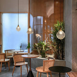 Scandinavische En Retro Kristallen Glazen Hanglamp