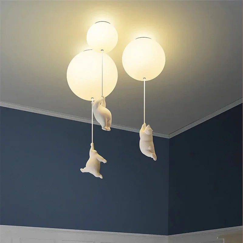 PolarGlow Designer IJsbeer Kroonluchter - hanglampen