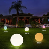 LUXARÉ GlowSphere RGB Tuinlamp op Zonne-energie