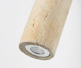 LumiSabi Travertin Natuursteen LED Plafondlamp – Moderne Wabi-Sabi Lamp