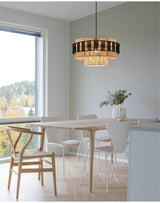 BonLumi Naturé – Retro Bonbon Hanglamp van Henneptouw en Rotan