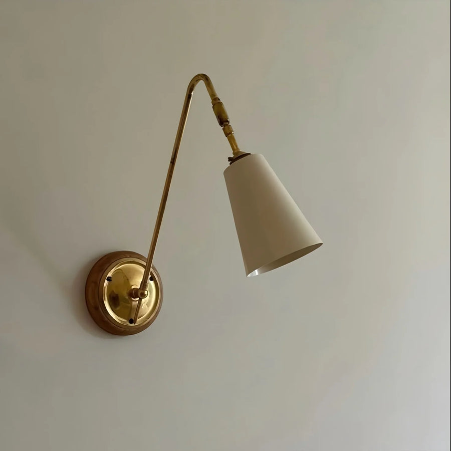 Auréno Retro Messing Wandlamp