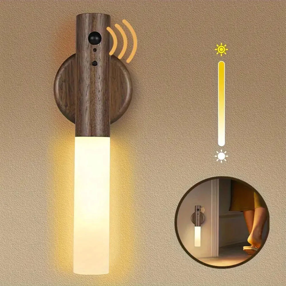 LumiSense – Draadloze Oplaadbare Wandlamp met Bewegingssensor - wandlamp - sfeerbeeld