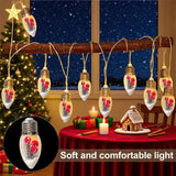 FrostGlobe LED Sneeuwbol Lichtslinger – Met Kerstboom & Rode Besjes