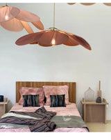 LumaFlora Petal Light – Stoffen Kunst Hanglamp met Kleurrijke Bloembladen