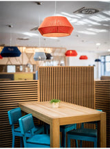 BonLumi Naturé – Retro Bonbon Hanglamp van Henneptouw en Rotan