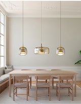 LumiGlow – Elegante Glassteen Hanglamp met LED-verlichting