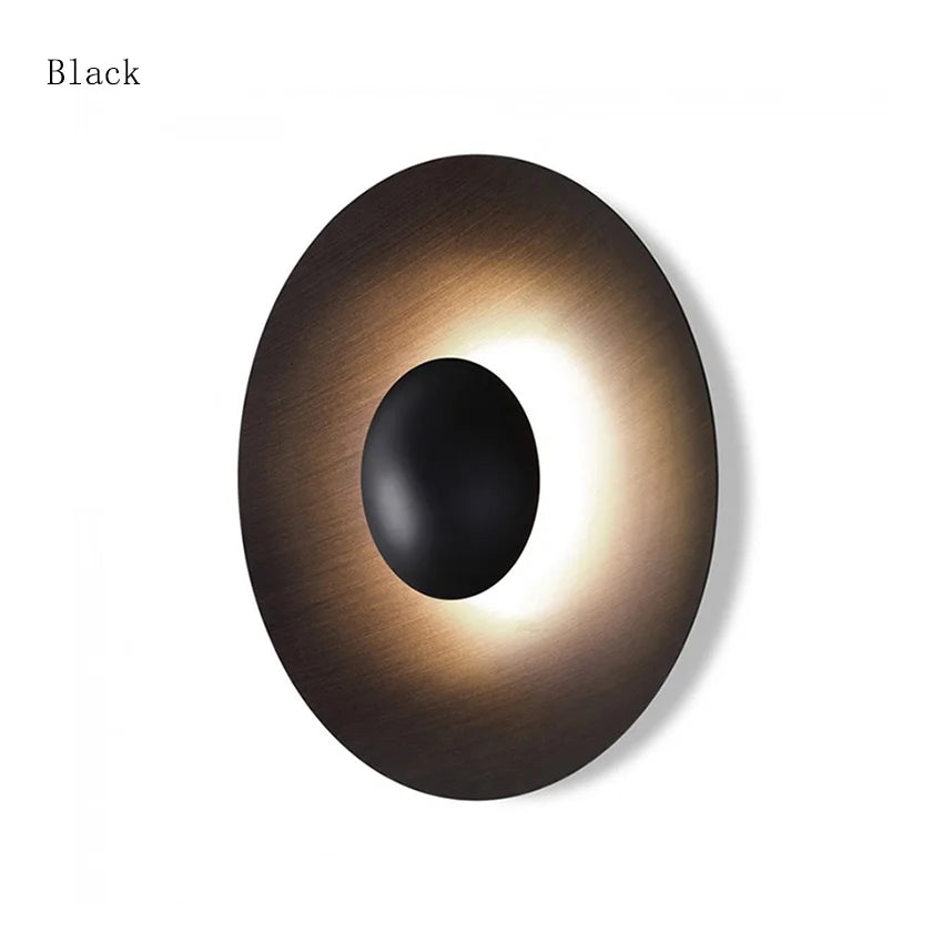 NordicGlow – Moderne Houten Rond LED Wandlamp