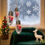 FrostGlobe LED Sneeuwbol Lichtslinger – Met Kerstboom & Rode Besjes