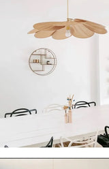 LumaFlora Petal Light – Stoffen Kunst Hanglamp met Kleurrijke Bloembladen