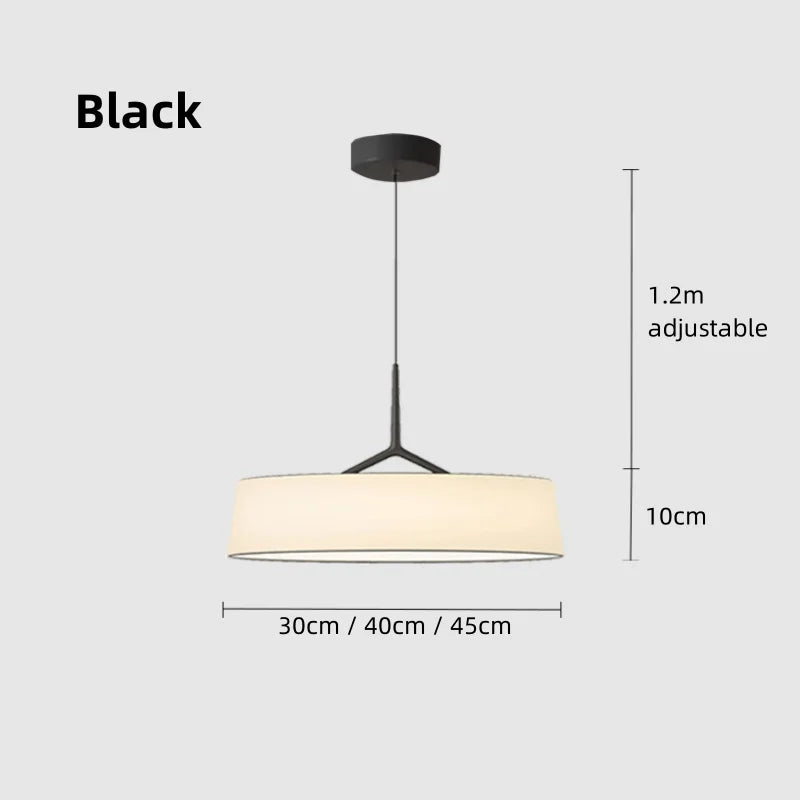 CircoLuce: Moderne Minimalistische LED Hanglamp van Stof