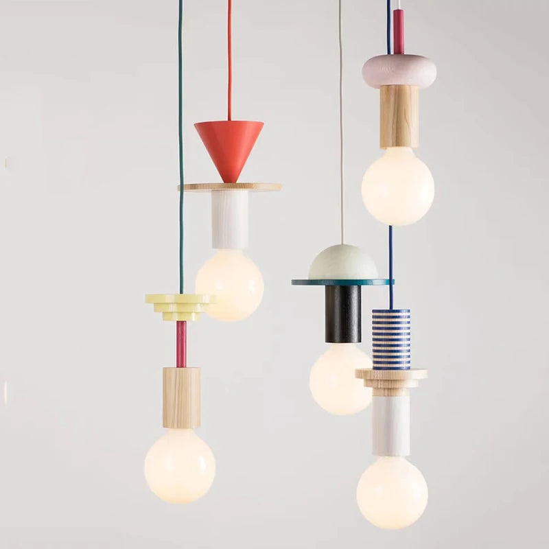 Nordic Wooden Glow - plafondlamp