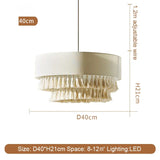 SabiGlow – Boheemse Wabi Sabi Stoffen Hanglamp