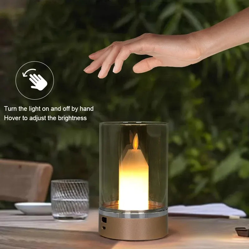 LUMAFLAME Touch LED Kaarslamp - tafellampen