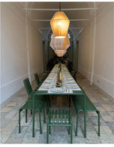 BonLumi Naturé – Retro Bonbon Hanglamp van Henneptouw en Rotan