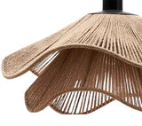 WabiRope Aura: Scandinavische Wabi Sabi Hennep Touw Hanglamp