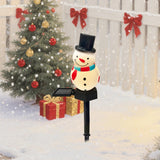 SnowGlow Kerst Sneeuwpop Solar LED Padverlichting