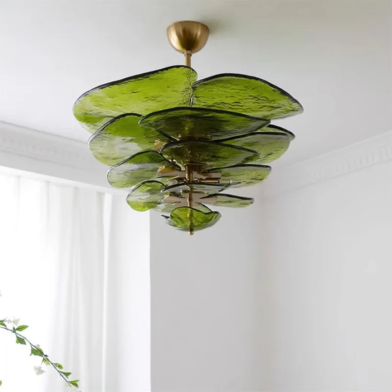 VetriLotus Murano Lotusblad Kroonluchter - plafondlamp